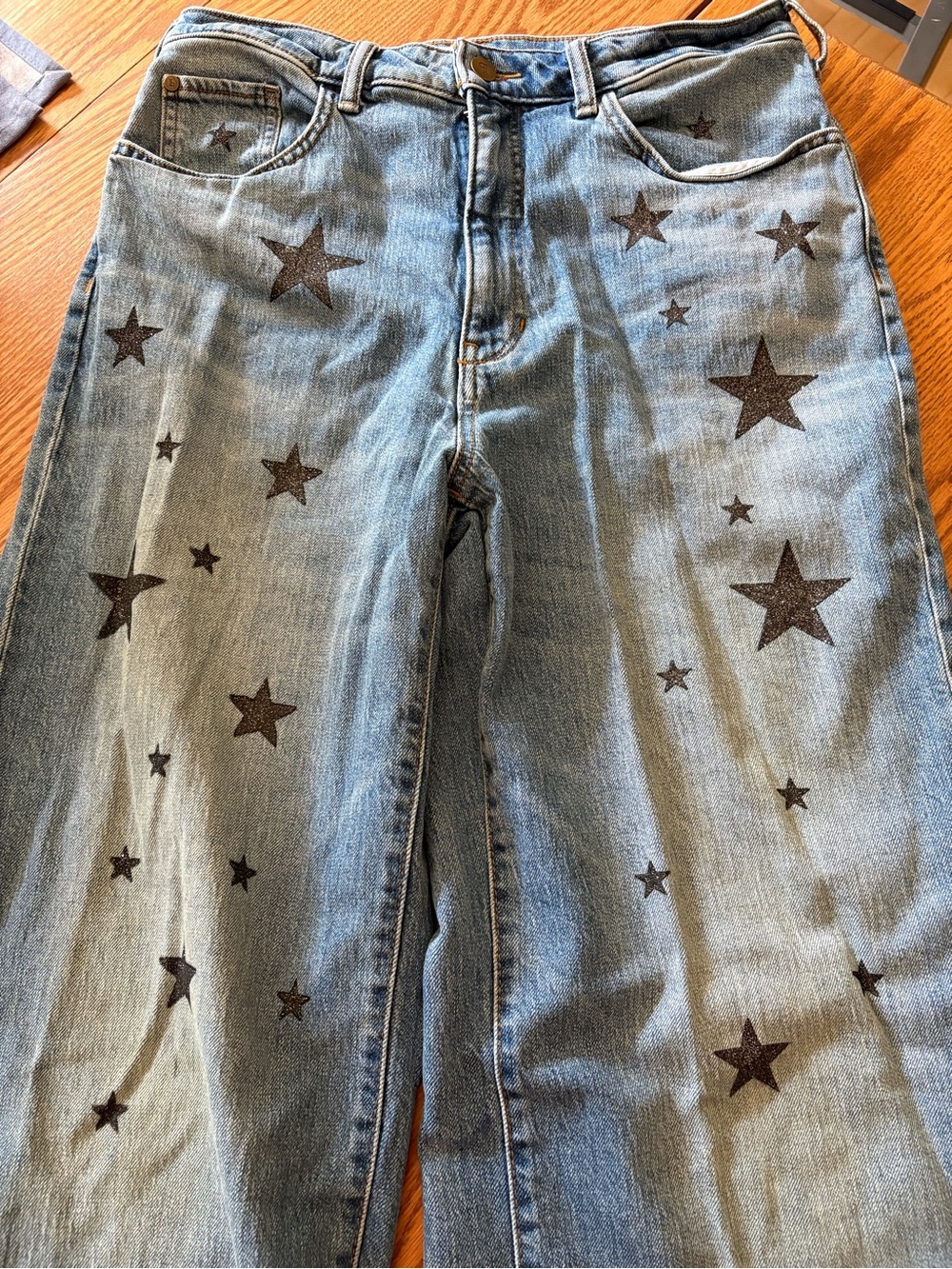 Austyn High-Rise Cuffed Wide-Leg Jeans by Pilcro size 30 - Picture 3 of 7